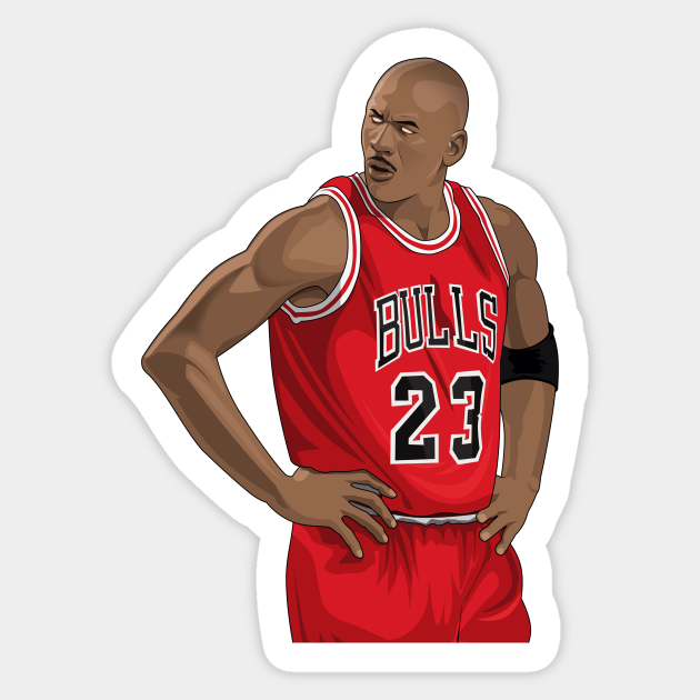 Air Jordan Michael Jordan Sticker TeePublic